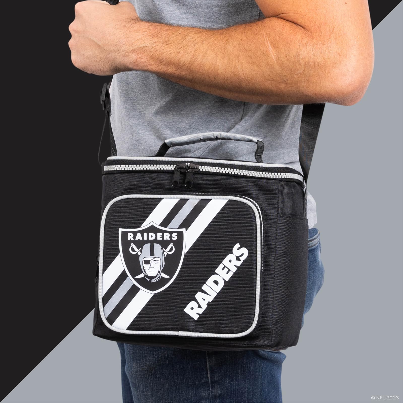 Foto 4 pulgar | Nevera Igloo Las Vegas Raiders Square Lunch, Edición Nfl - Venta Internacional.