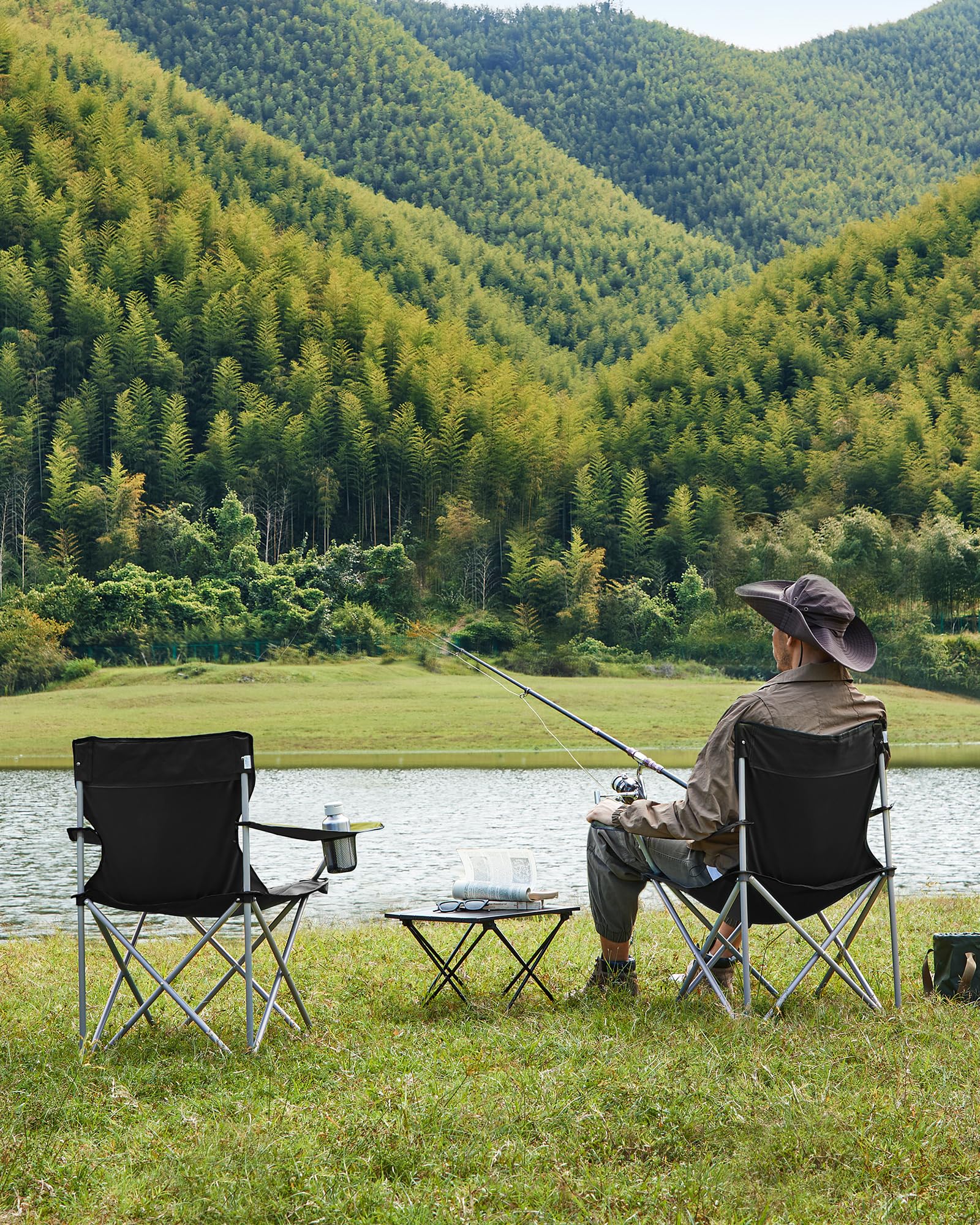 Foto 7 | Juego de Camping Songmics Plegables 2 Piezas