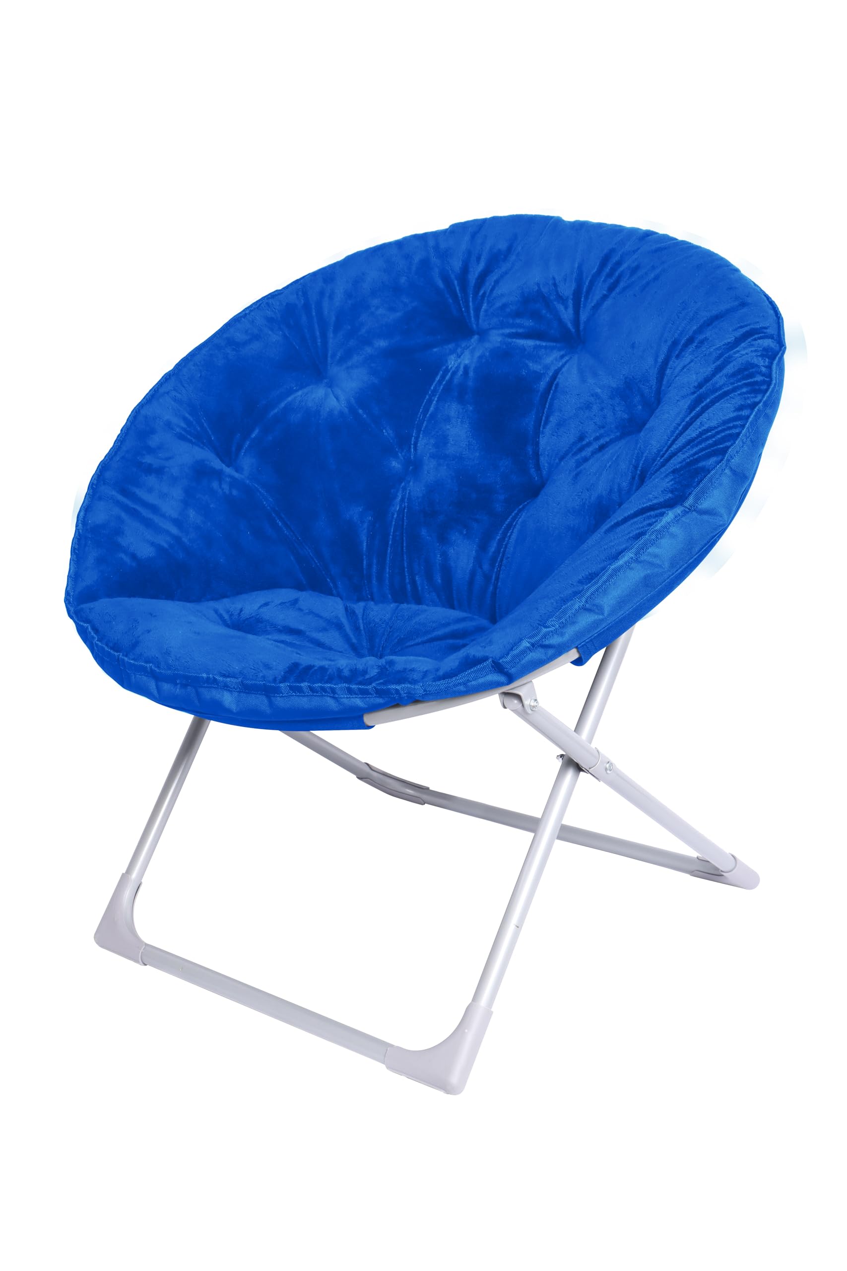 Foto 6 pulgar | Silla Amazon Basics Con Forma De Platillo De Piel Sintética, Azul, Para Niños - Venta Internacional.