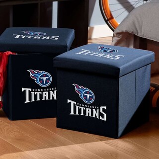 Foto 5 | Otomana De Almacenamiento Franklin Sports Nfl Tennessee Titans - Venta Internacional.