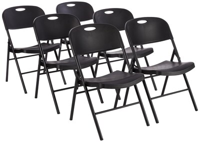 Foto 1 | Silla Plegable De Plástico Amazon Basics, Paquete De 6 Unidades, 160 Kg De Capacidad - Venta Internacional.
