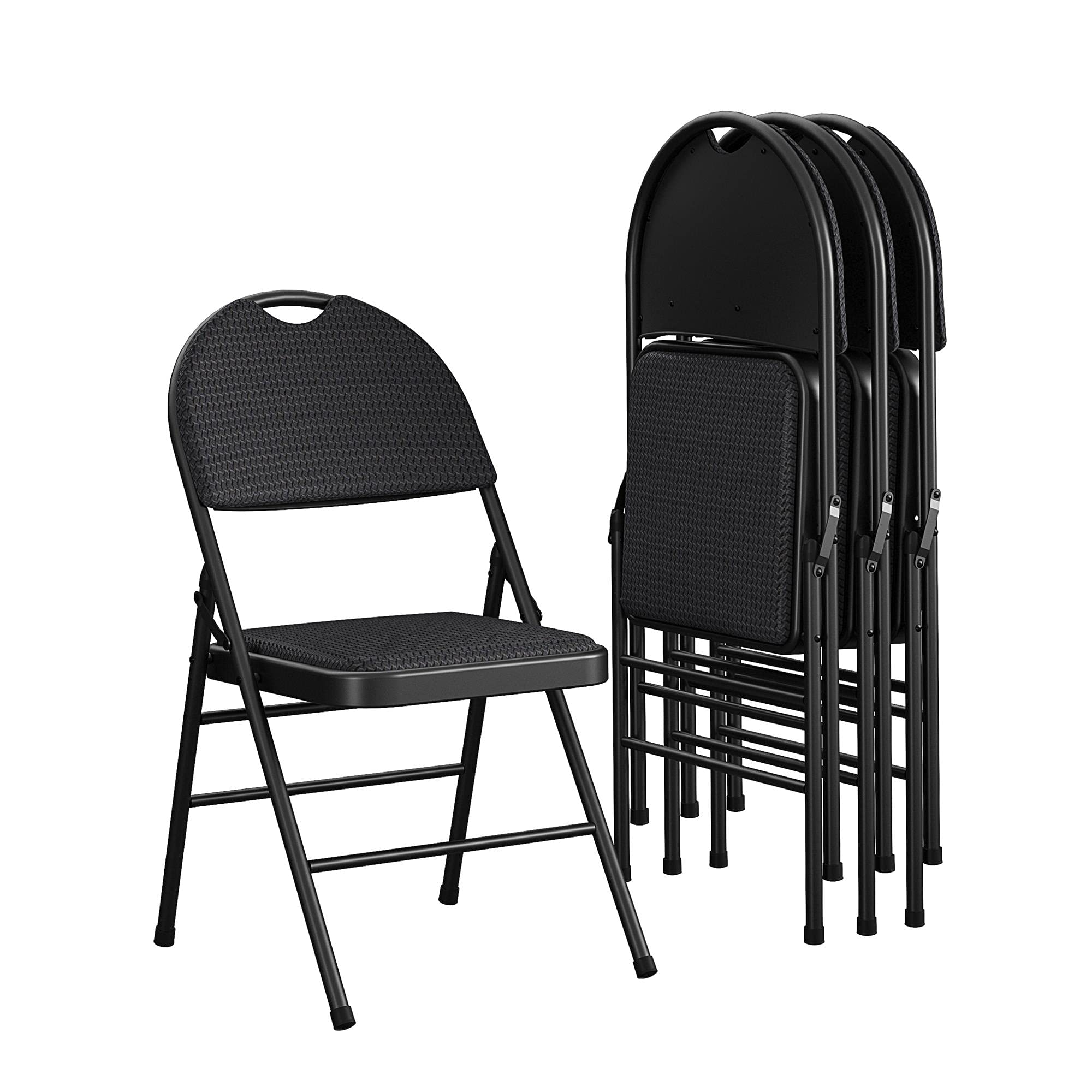 Silla Plegable Cosco Commercial Xl Comfort, Acolchada, 300 Kg, Paquete De 4 - Venta Internacional.