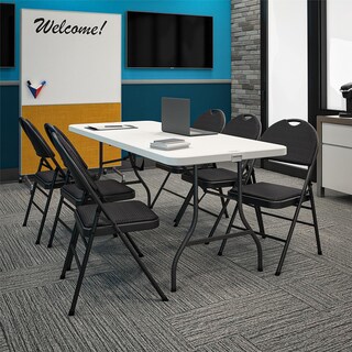 Foto 5 | Silla Plegable Cosco Commercial Xl Comfort, Acolchada, 300 Kg, Paquete De 4 - Venta Internacional.