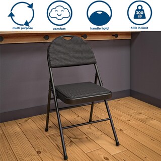 Foto 6 | Silla Plegable Cosco Commercial Xl Comfort, Acolchada, 300 Kg, Paquete De 4 - Venta Internacional.