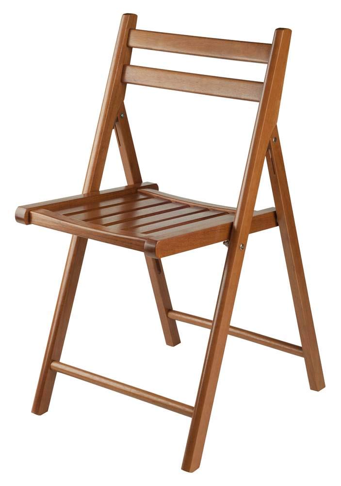 Juego De Sillas Plegables De Teca Winsome Robin De 4 Piezas Con Capacidad De 170 Libras - Venta Internacional.