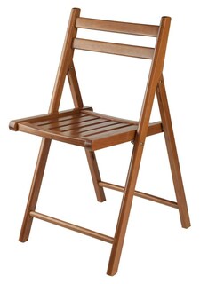 Foto 1 | Juego De Sillas Plegables De Teca Winsome Robin De 4 Piezas Con Capacidad De 170 Libras - Venta Internacional.