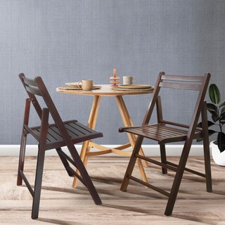 Foto 3 | Set De 2 Sillas Plegables, Estilo Casual, De Madera, Color Espresso - Venta Internacional.