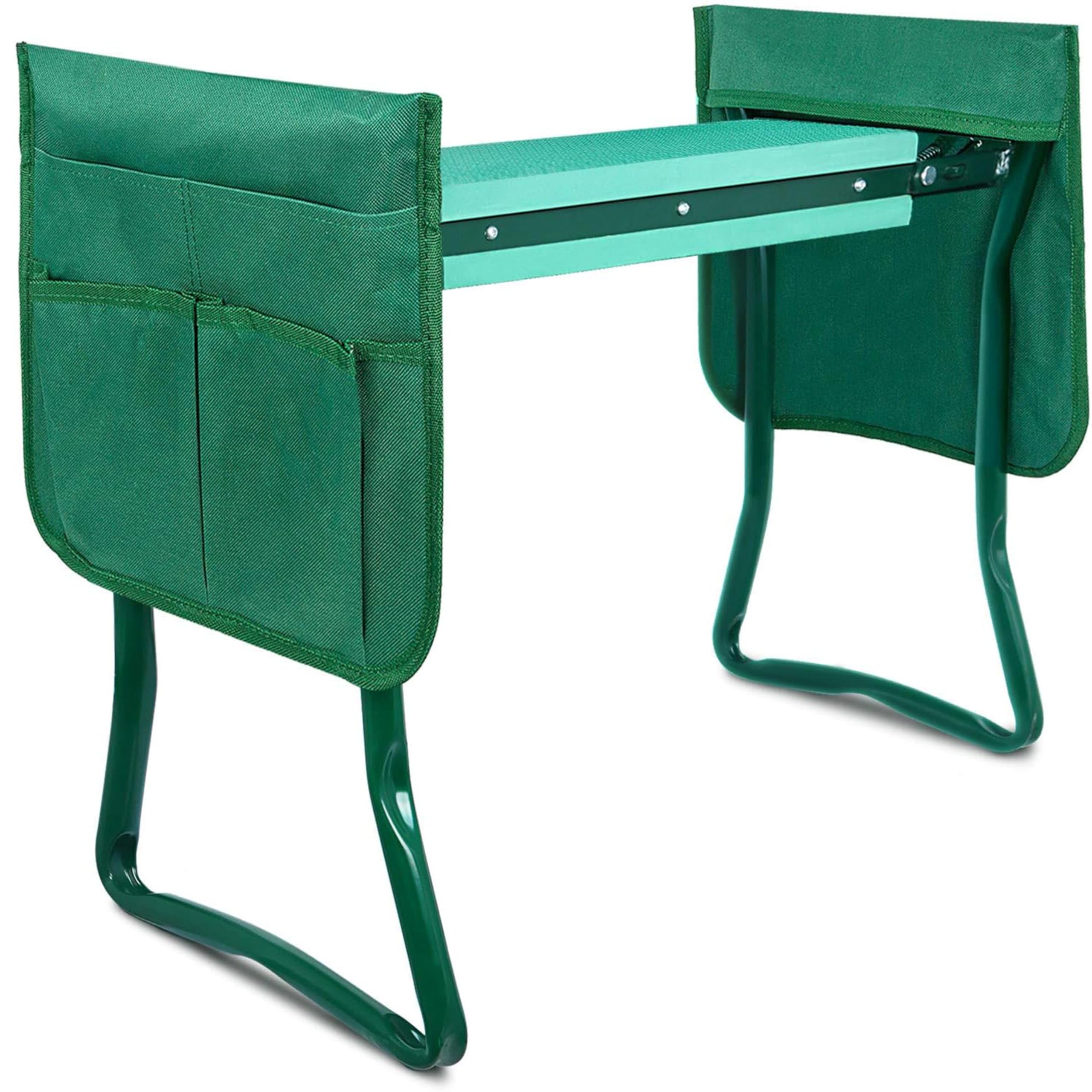 Foto 2 pulgar | Reclinatorio Y Asiento De Jardín Ipower, Plegable, Con Bolsas Para Herramientas, Color Verde - Venta Internacional.
