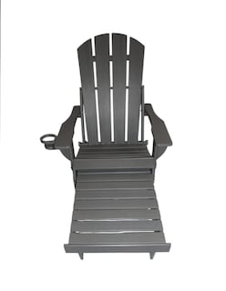 Foto 4 | Silla Adirondack Plegable Para Exteriores Freya Color Gris