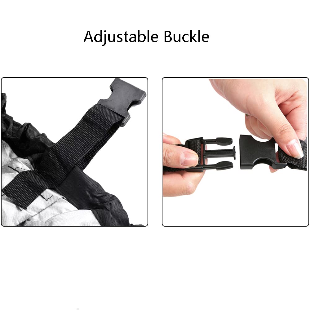 Foto 4 pulgar | Funda Para Silla Patio Egg Flymei, Impermeable, 75 X 45 Cm, Color Negro, 1 Paquete - Venta Internacional.