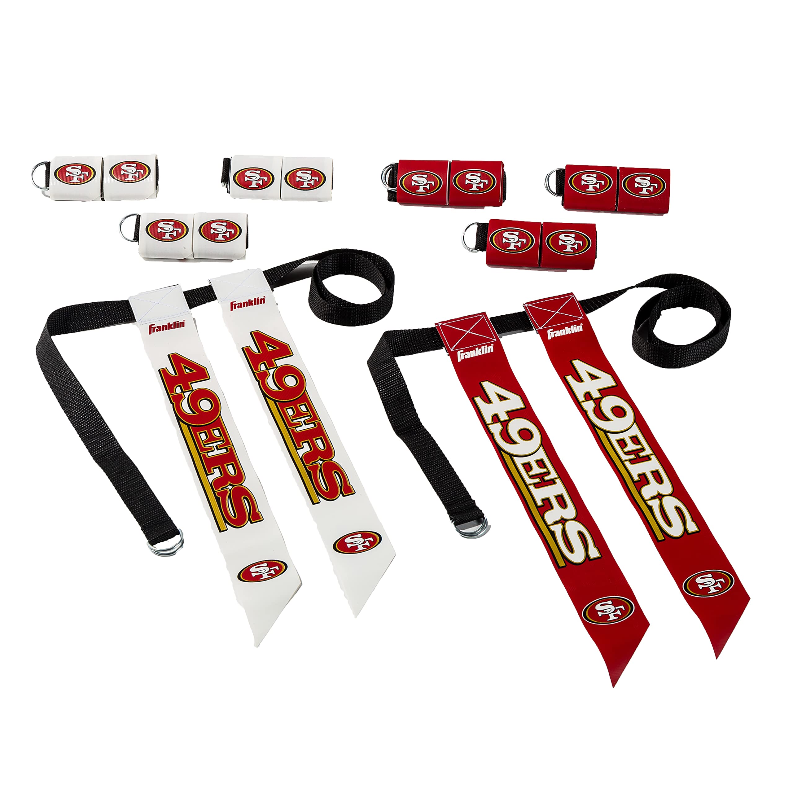 Set Con Bandera De Fútbol Americano Franklin Sports Nfl San Francisco 49ers - Venta Internacional.