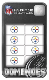 Foto 1 | Juego De Dominó Masterpieces Nfl Pittsburgh Steelers 28 Piezas - Venta Internacional.