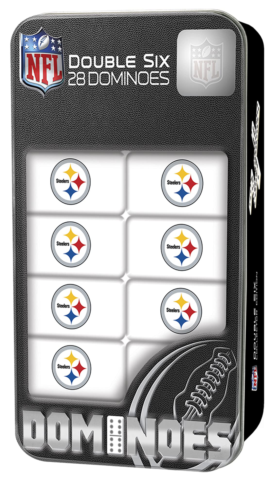 Foto 3 pulgar | Juego De Dominó Masterpieces Nfl Pittsburgh Steelers 28 Piezas - Venta Internacional.