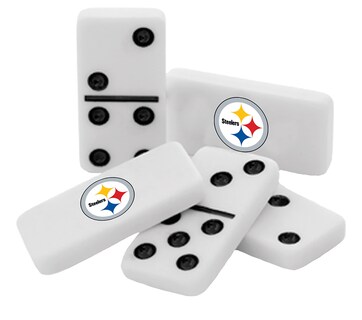 Foto 3 | Juego De Dominó Masterpieces Nfl Pittsburgh Steelers 28 Piezas - Venta Internacional.