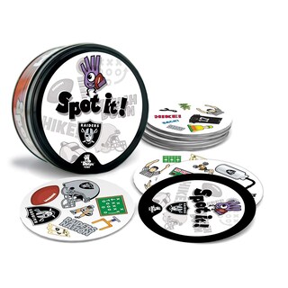 Foto 4 | Game Masterpieces Game Day Nfl Las Vegas Raiders Spot It - Venta Internacional.