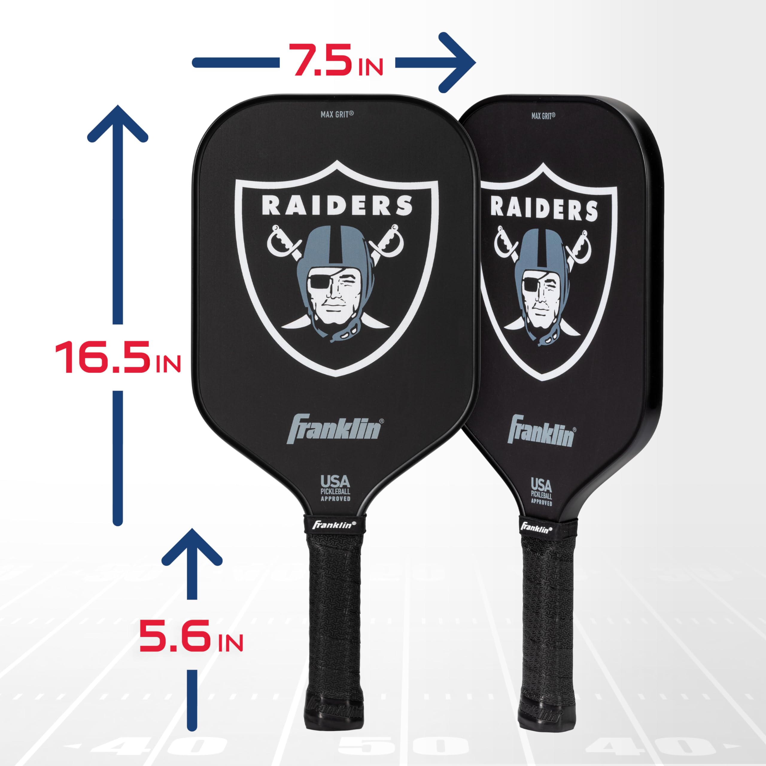 Foto 3 pulgar | Pickleball Paddle Franklin Sports Nfl Las Vegas Raiders - Venta Internacional.