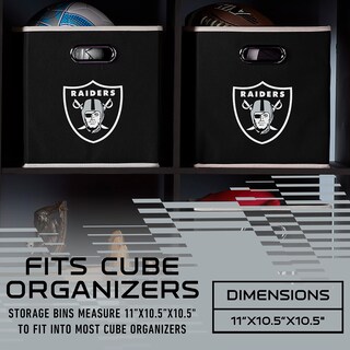 Foto 3 | Contenedor De Almacenamiento Franklin Sports Nfl Las Vegas Raiders - Venta Internacional.