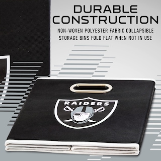 Foto 4 | Contenedor De Almacenamiento Franklin Sports Nfl Las Vegas Raiders - Venta Internacional.