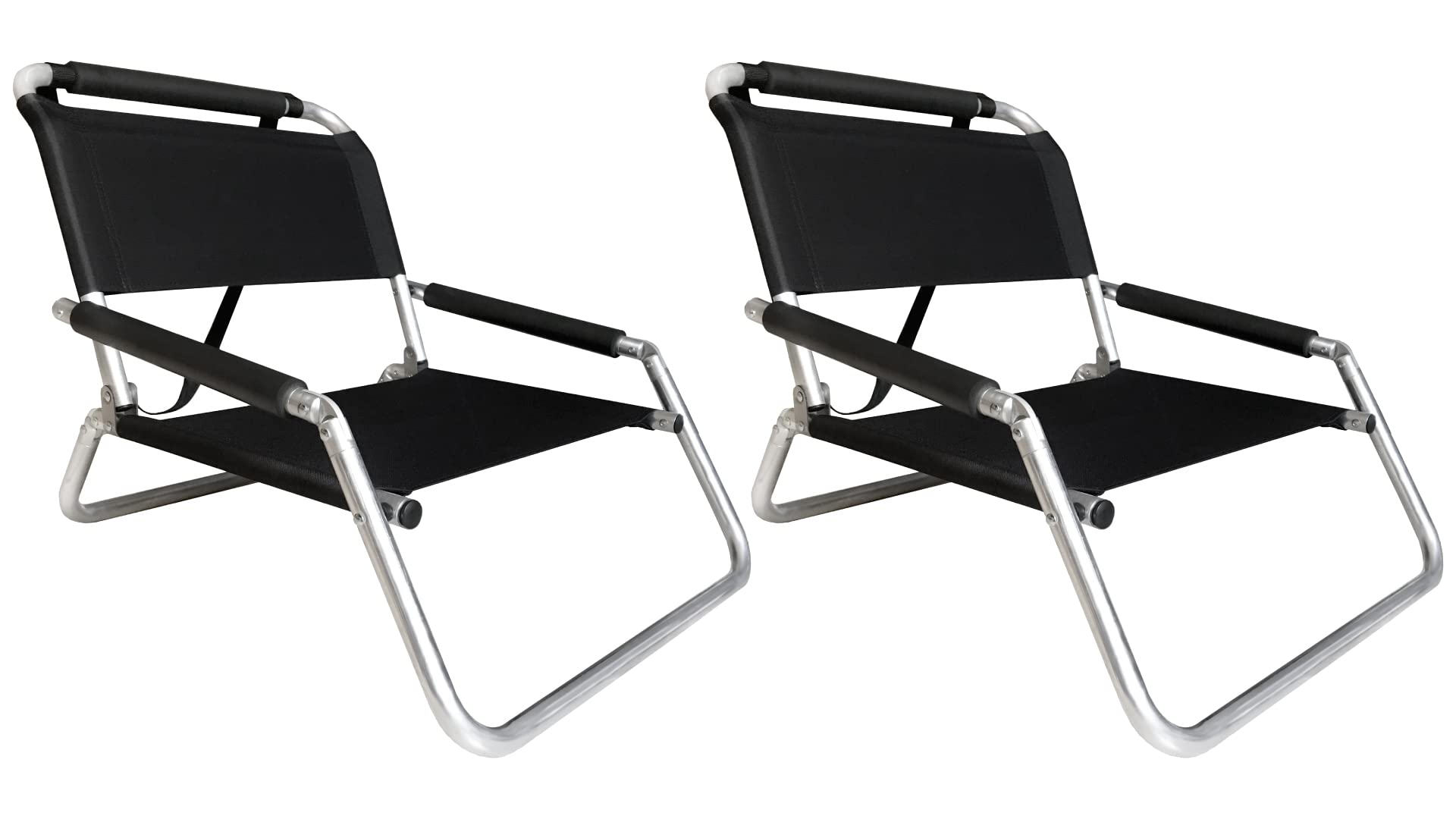 Foto 1 | Silla De Playa Neso, Ligera Y Resistente Al Agua, Paquete De 2, Color Negro - Venta Internacional.