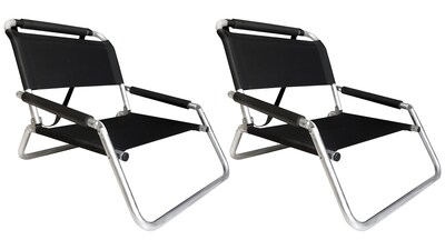 Foto 1 | Silla De Playa Neso, Ligera Y Resistente Al Agua, Paquete De 2, Color Negro - Venta Internacional.