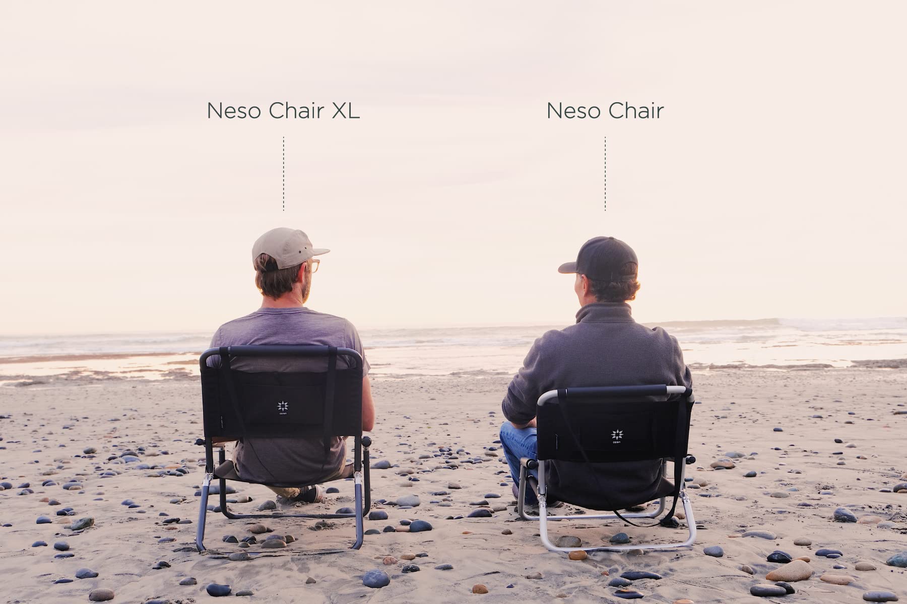 Foto 5 | Silla De Playa Neso, Ligera Y Resistente Al Agua, Paquete De 2, Color Negro - Venta Internacional.