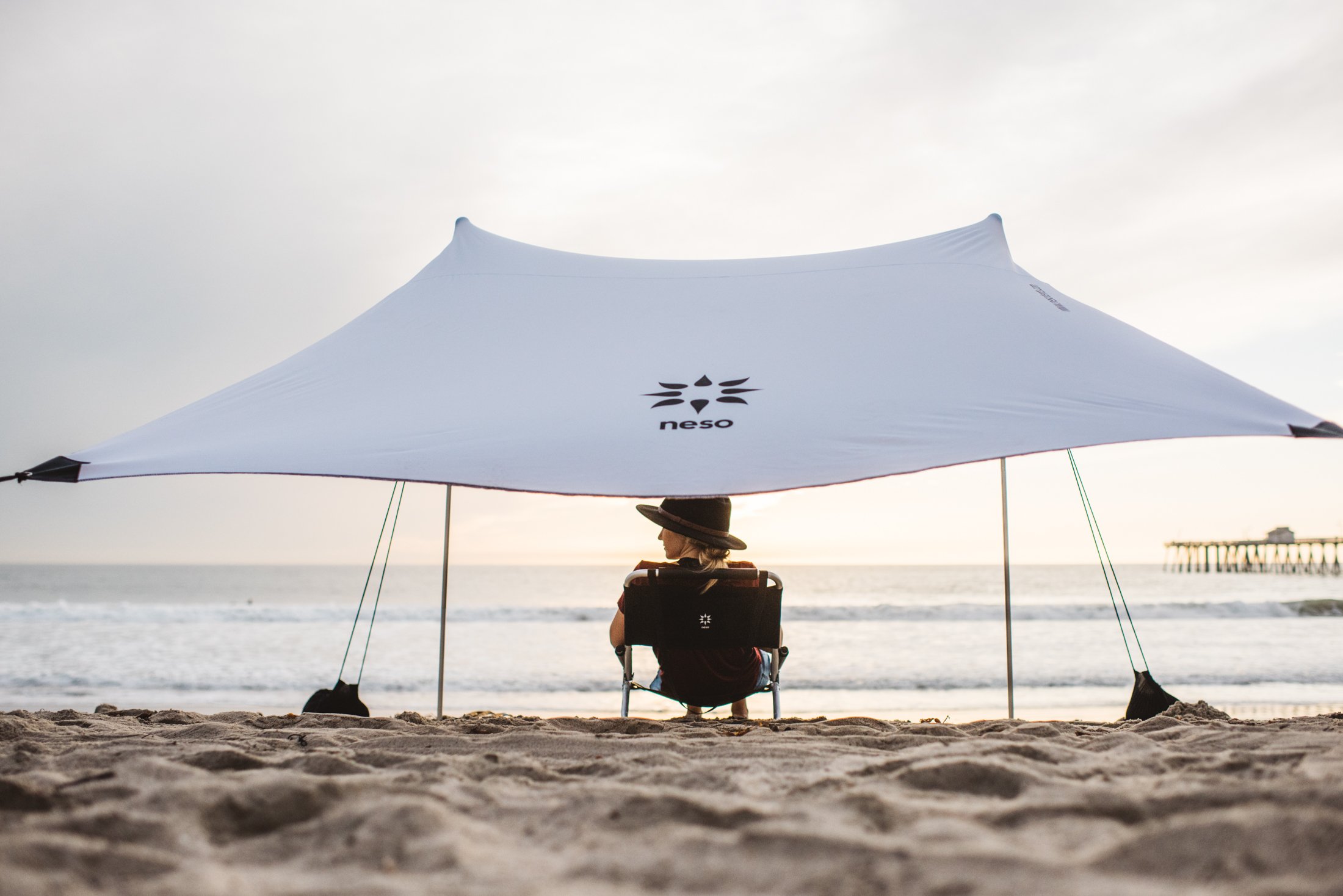 Foto 7 | Silla De Playa Neso, Ligera Y Resistente Al Agua, Paquete De 2, Color Negro - Venta Internacional.