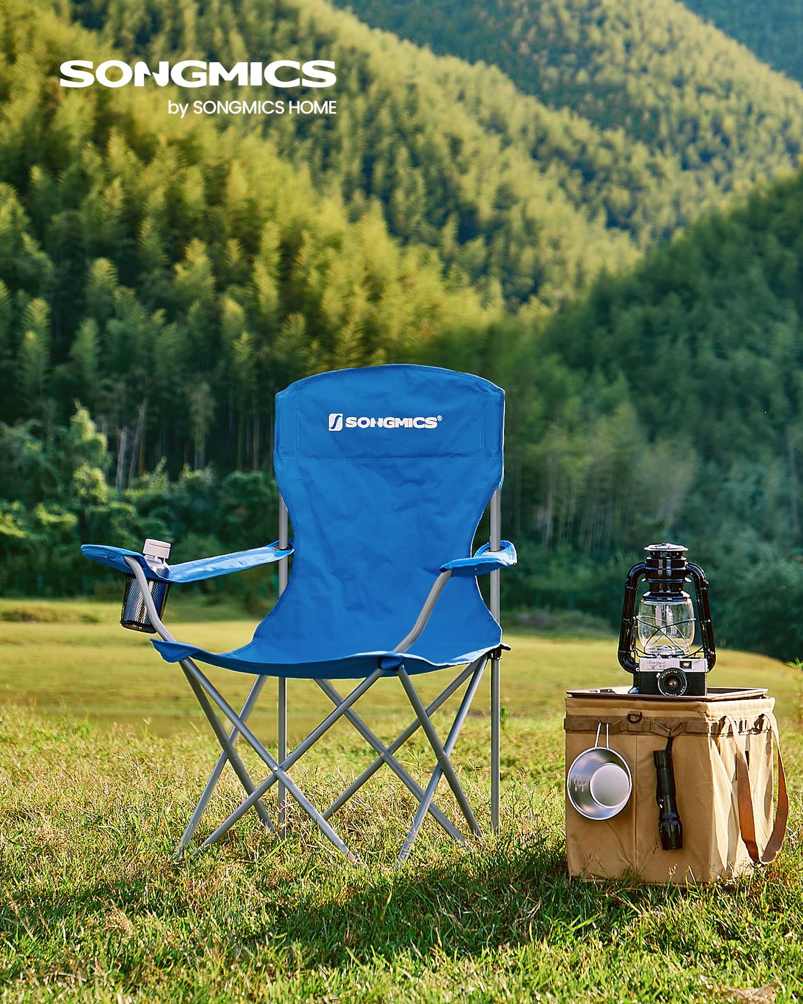 Foto 2 | Songmics Silla De Camping, Juego De 2 Sillas De Exterior