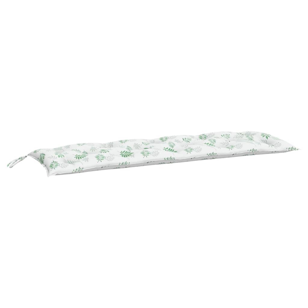 Foto 2 pulgar | Cojín Para Banco De Jardín Vidaxl  Tela Oxford Con Estampado De Hojas  150 X 50 X 7 Cm - Venta Internacional.