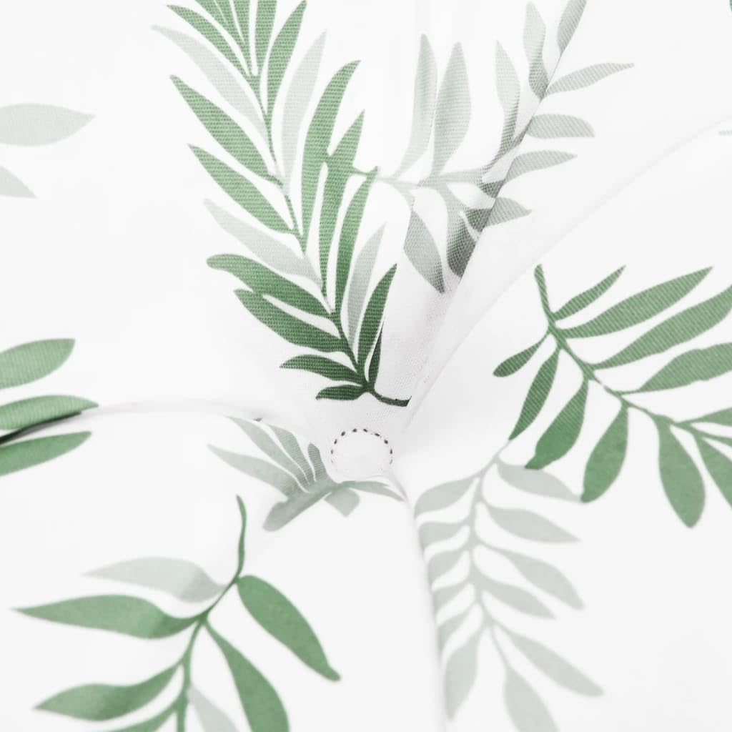Foto 5 | Cojín Para Banco De Jardín Vidaxl  Tela Oxford Con Estampado De Hojas  150 X 50 X 7 Cm - Venta Internacional.