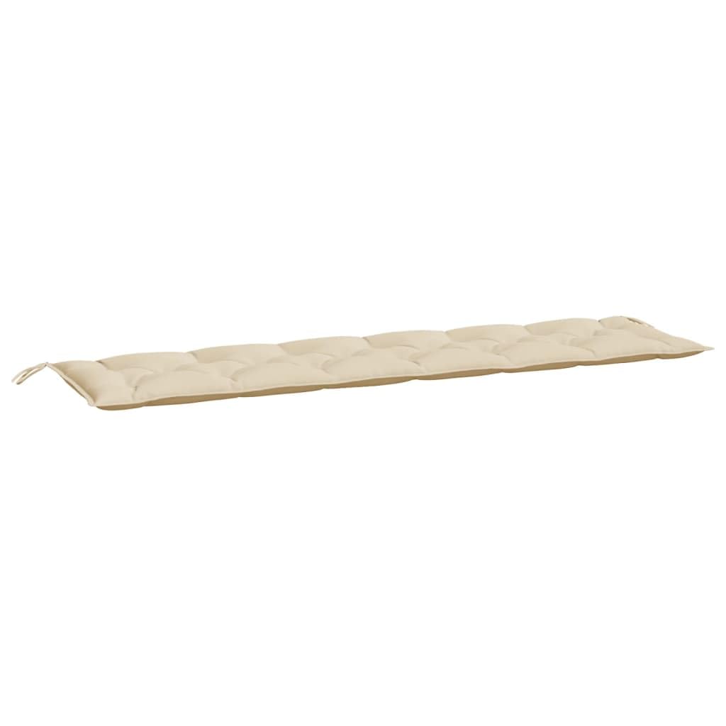 Foto 1 | Cojín Para Banco De Jardín Vidaxl  Poliéster Oxford  200 X 50 X 7 Cm  Color Beige - Venta Internacional.