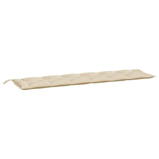 Foto 3 | Cojín Para Banco De Jardín Vidaxl Poliéster Oxford 200 X 50 X 7 Cm Color Beige - Venta Internacional.