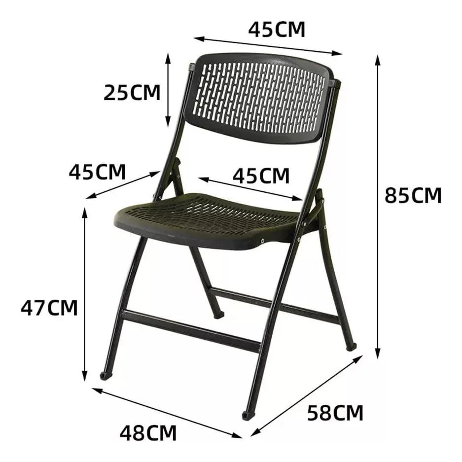 Foto 4 pulgar | Set 6 Sillas Plegable Metalica Resistente Ventiladas Ligera