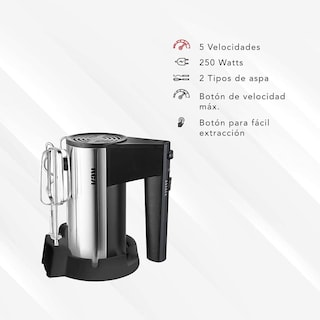 Foto 2 | Batidora Manual Rca Rc-68 Acero Inox Negro