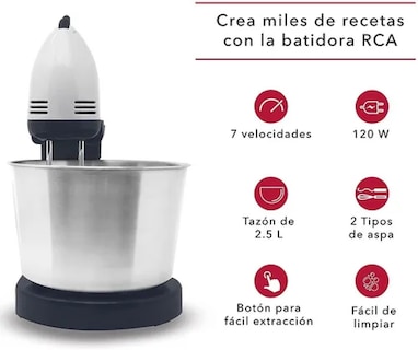 Foto 3 | Batidora de Pedestal 2 en 1 RCA RC-67SS Gris