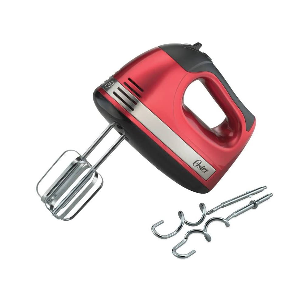 Batidora de Mano con Estuche Oster FPSTHM260R color Rojo 5 Vel 300 W