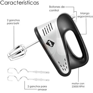 Foto 3 | Batidora De Mano Inmersion Mezcladora 400w 5 Velocidades You