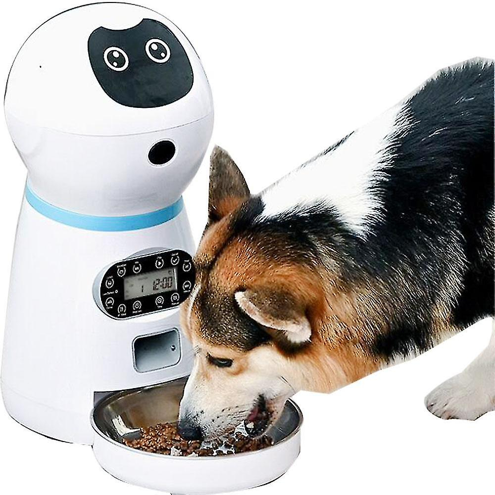 Foto 4 pulgar | Comederos Automáticos Lentos Para Mascotas Con Cuencos De Grabación De Voz | Huoguo - Venta Internacional.