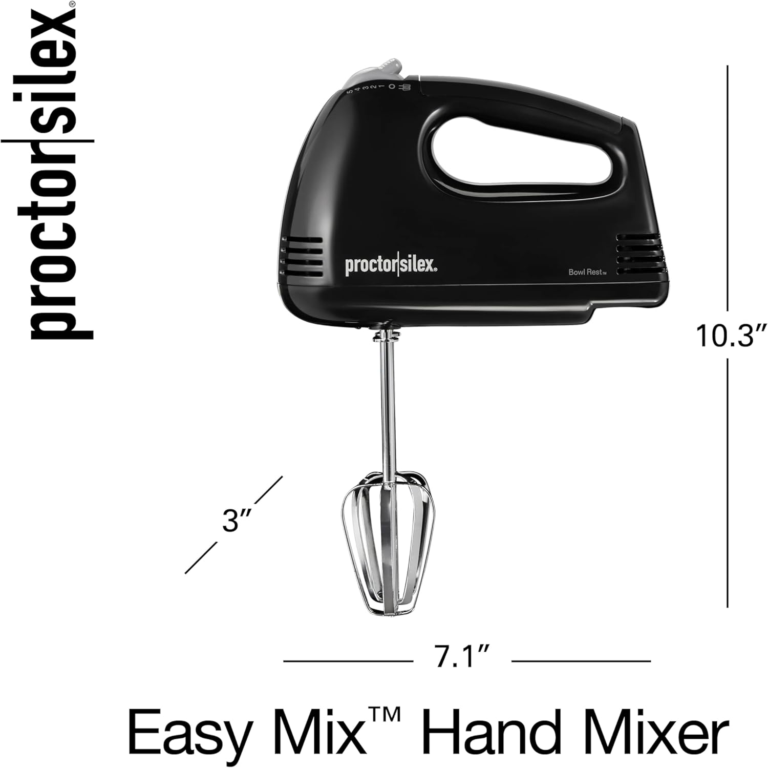 Foto 4 pulgar | Batidora de Mano Proctor Silex 62507ps 5 Velocidades Negra