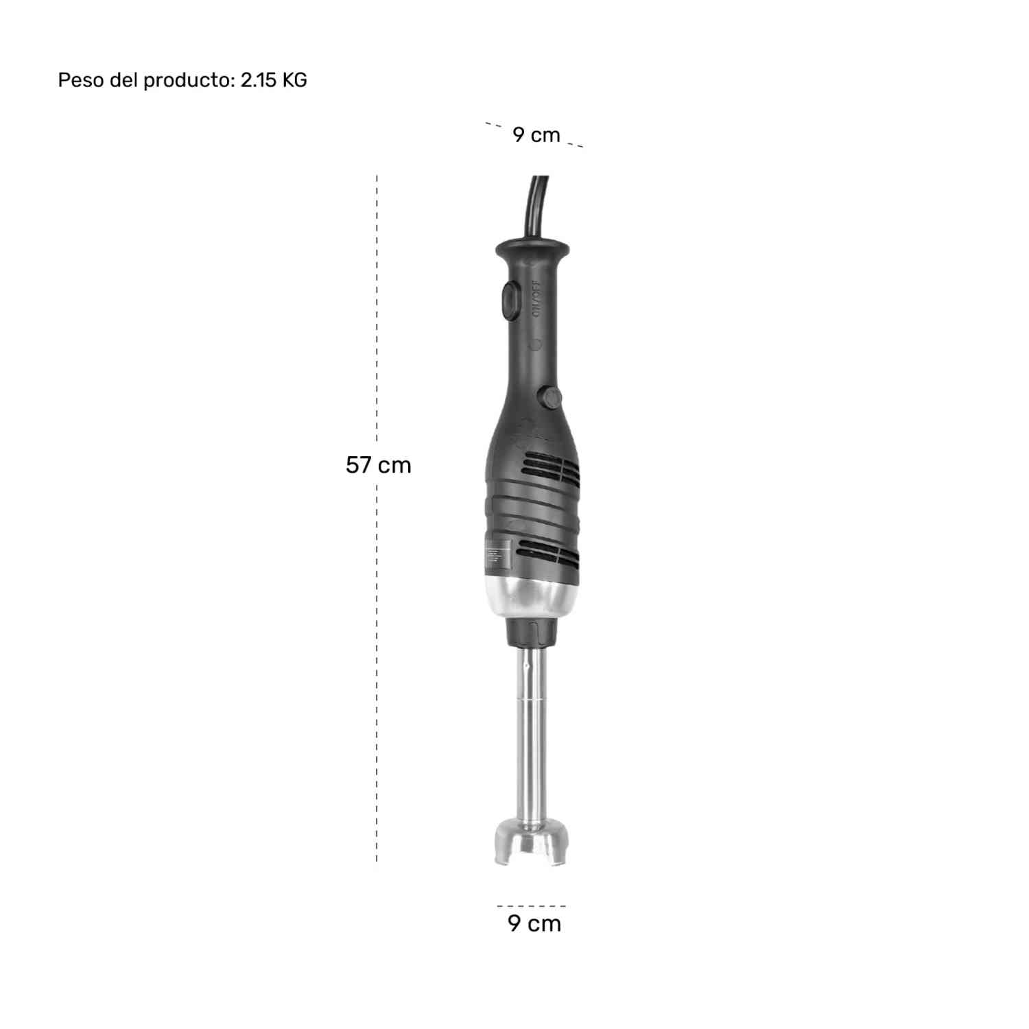 Foto 8 pulgar | Batidora Industrial 280w Brazo 24cm 10 Litros 20000rpm Gutstark Home