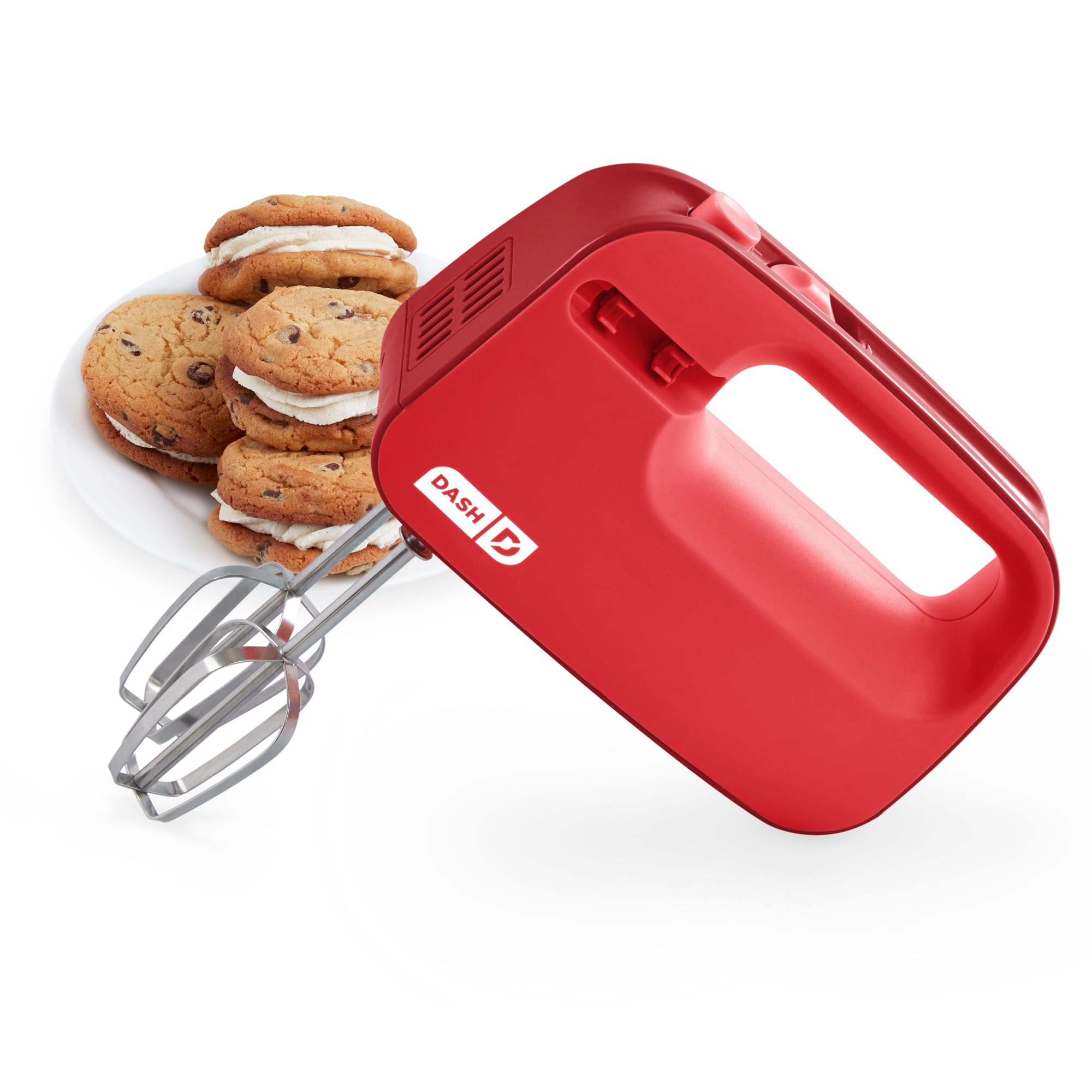 Foto 3 pulgar | Batidora De Mano Dash Smartstore Compact Electric 150w 3 Velocidades Roja - Venta Internacional.