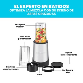 Foto 2 | Chefman - Batidora Personal Con 2 Vasos De Viaje