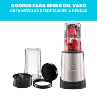 Foto 4 | Chefman - Batidora Personal Con 2 Vasos De Viaje