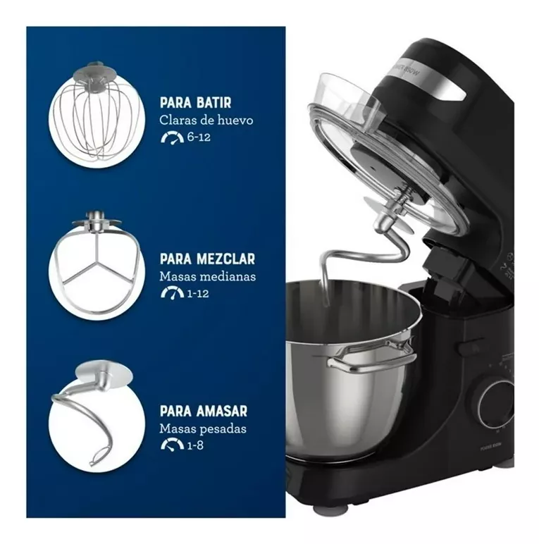 Foto 4 pulgar | Batidora Planetaria Oster 12 Velocidades Tazón De Acero Inox
