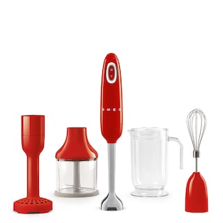 Foto 1 | Batidora de Mano Smeg Hbf22rdus 50's Style Roja con 5 Velocidades y Función Turbo