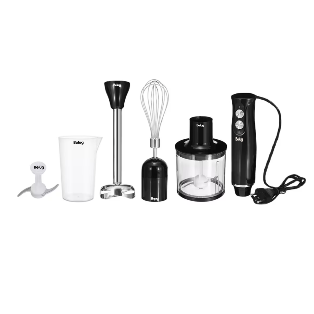 Batidora De Inmersión Belug,  Negro 500w
