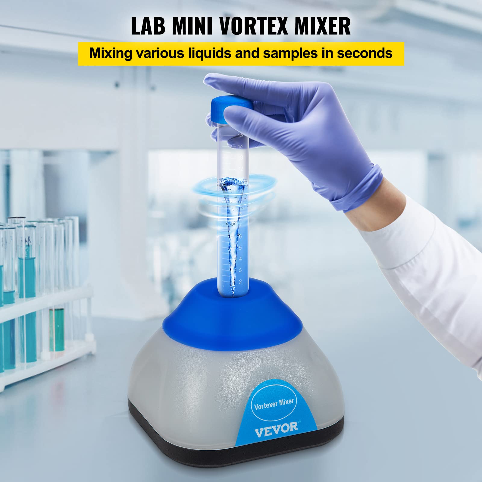 Foto 2 | Mezclador Vortex Vevor, 3000 Rpm, Mini Mezclador Vortex, 50 Ml - Venta Internacional.