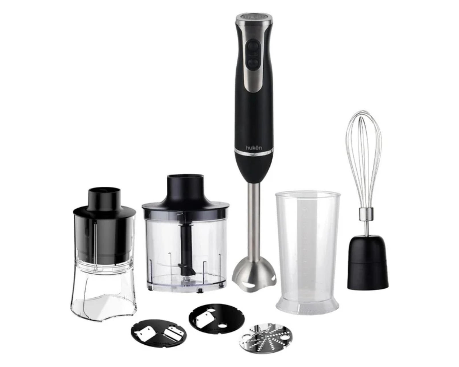 Foto 1 | Set De Batidora Masterchef Mk-hbs-7 De Inmersion Con Accesorios Removibles Negros