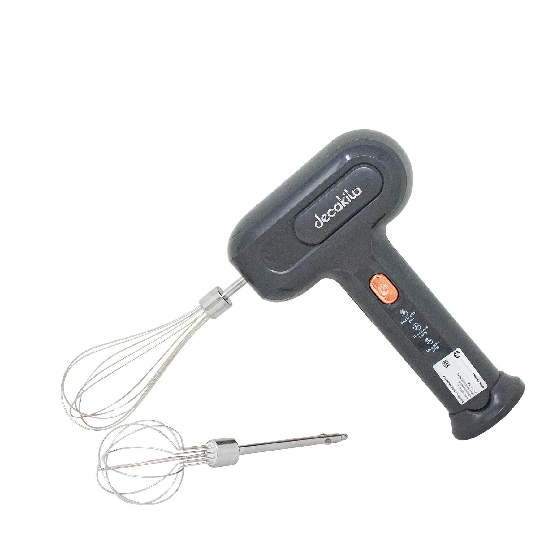 Foto 1 | Batidora De Mano Inalámbrica, 25 W, 3.7 C, Batería De 1500 Mah, 3 Velocidades, 2 Varillas Para Batir