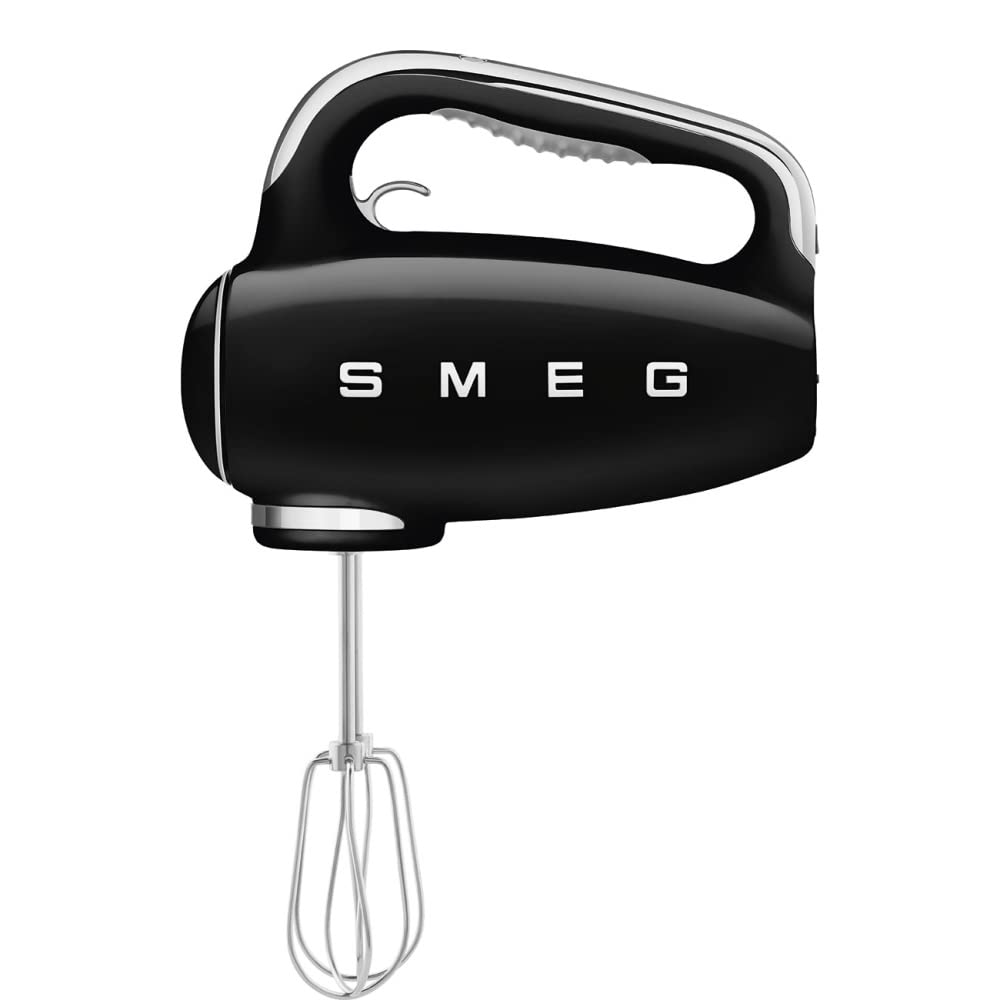 Foto 2 pulgar | Batidora De Mano Eléctrica Smeg 50's Retro Style Black Con Accesorios - Venta Internacional.