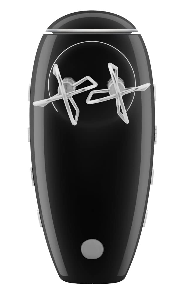 Foto 3 pulgar | Batidora De Mano Eléctrica Smeg 50's Retro Style Black Con Accesorios - Venta Internacional.